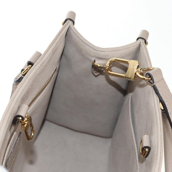 LOUIS VUITTON Monogram Empreinte On The Go PM Bag 2way Claim M45779 Auth 138080M