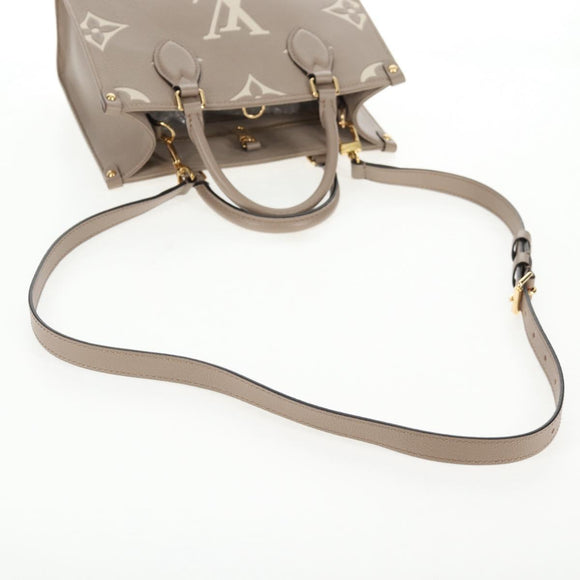 LOUIS VUITTON Monogram Empreinte On The Go PM Bag 2way Claim M45779 Auth 138080M