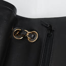 CHANEL Matelasse 23 Chain Shoulder Bag Lamb Skin Black Gold CC Auth 138087SM-23