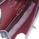 CHANEL Matelasse 23 Chain Shoulder Bag Lamb Skin Black Gold CC Auth 138087SM-9