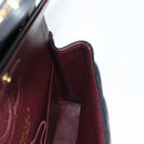 CHANEL Matelasse 23 Chain Shoulder Bag Lamb Skin Black Gold CC Auth 138087SM-27