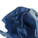 CHANEL Shoulder Bag Sequin Blue Silver CC Auth 138088M-23