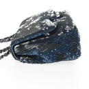 CHANEL Shoulder Bag Sequin Blue Silver CC Auth 138088SM-3