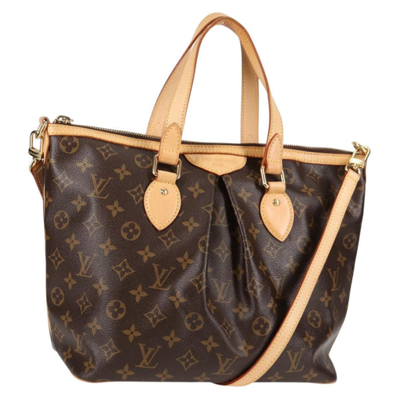 LOUIS VUITTON Monogram Palermo PM Tote Bag M40145 LV Auth 138103A
