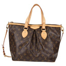 LOUIS VUITTON Monogram Palermo PM Tote Bag M40145 LV Auth 138103A-13