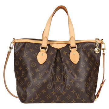 LOUIS VUITTON Monogram Palermo PM Tote Bag M40145 LV Auth 138103A - 0