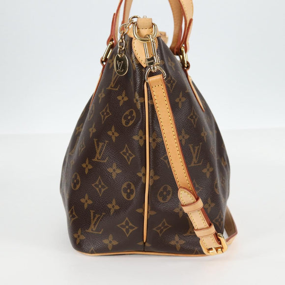 LOUIS VUITTON Monogram Palermo PM Tote Bag M40145 LV Auth 138103A