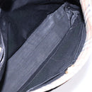 Burberrys Nova Check Shoulder Bag Canvas Beige Gold Auth 138108-11