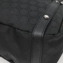 GUCCI GG Canvas Abbey Tote Bag Nylon Outlet Brown Silver 293578 Auth 138110-15