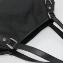 GUCCI GG Canvas Abbey Tote Bag Nylon Outlet Brown Silver 293578 Auth 138110-6