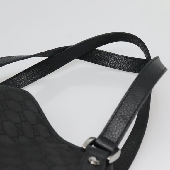 GUCCI GG Canvas Abbey Tote Bag Nylon Outlet Brown Silver 293578 Auth 138110