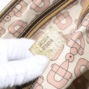 GUCCI GG Canvas Sherry Line Tote Bag Beige Gold 137396 Auth 138114-20