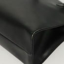 GUCCI Tote Bag Leather Gold Black 000 2058 0569 0 Auth 138115-9