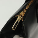GUCCI Tote Bag Leather Gold Black 000 2058 0569 0 Auth 138115-10