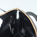 GUCCI Tote Bag Leather Gold Black 000 2058 0569 0 Auth 138115-18