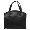 GUCCI Tote Bag Leather Gold Black 000 2058 0569 0 Auth 138115-13