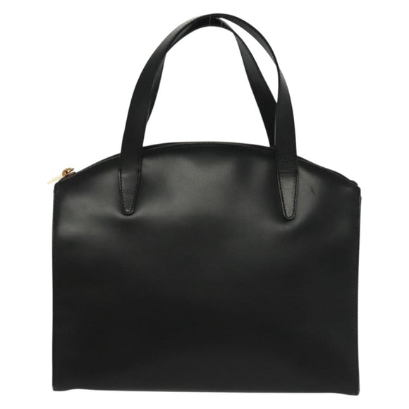 GUCCI Tote Bag Leather Gold Black 000 2058 0569 0 Auth 138115