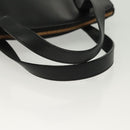 GUCCI Tote Bag Leather Gold Black 000 2058 0569 0 Auth 138115-7