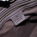 GUCCI GG Crystal Hand Bag Coated Canvas Beige Gold 223964 Auth 138117-17