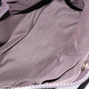 GUCCI GG Crystal Hand Bag Coated Canvas Beige Gold 223964 Auth 138117-11