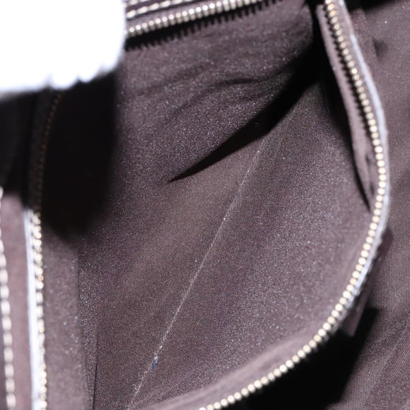 GUCCI GG Crystal Hand Bag Coated Canvas Beige Gold 223964 Auth 138117