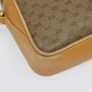 GUCCI Micro GG Supreme Web Sherry Line Bag Beige Gold 001 098 4073 Auth 138118-15