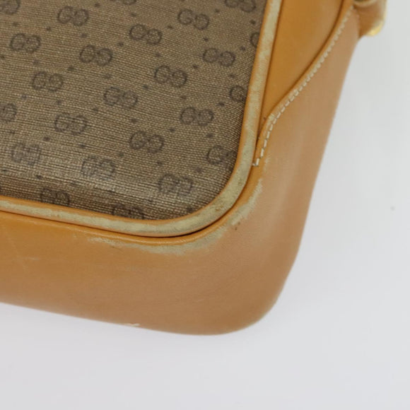 GUCCI Micro GG Supreme Web Sherry Line Bag Beige Gold 001 098 4073 Auth 138118