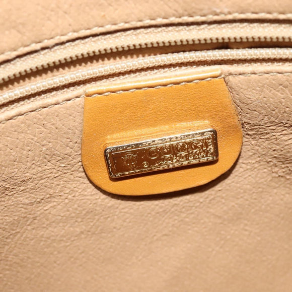 GUCCI Micro GG Supreme Web Sherry Line Bag Beige Gold 001 098 4073 Auth 138118