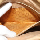 GUCCI Micro GG Supreme Web Sherry Line Bag Beige Gold 001 098 4073 Auth 138118-11