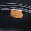 GUCCI Bamboo Hand Bag Patent Leather 2way Gold 001 1705 1638 Auth 138119-17