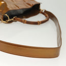 GUCCI Bamboo Hand Bag Patent Leather 2way Gold 001 1705 1638 Auth 138119-7