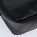 Salvatore Ferragamo Vala Shoulder Bag Leather Navy Gold Auth 138120-12