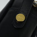 Salvatore Ferragamo Vala Shoulder Bag Leather Navy Gold Auth 138120-14