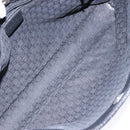 GUCCI Tote Bag Leather Black Silver 113015 Auth 138122-11