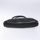 GUCCI Tote Bag Leather Black Silver 113015 Auth 138122-5