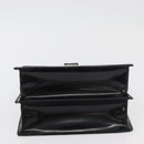 GUCCI Hand Bag Patent leather Black Silver 018 123 1003 Auth 138124-15
