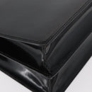 GUCCI Hand Bag Patent leather Black Silver 018 123 1003 Auth 138124-18