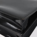 GUCCI Hand Bag Patent leather Black Silver 018 123 1003 Auth 138124-9