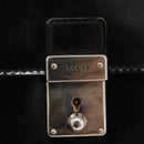 GUCCI Hand Bag Patent leather Black Silver 018 123 1003 Auth 138124-8