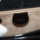 GUCCI Hand Bag Patent leather Black Silver 018 123 1003 Auth 138124-10
