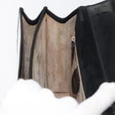 GUCCI Hand Bag Patent leather Black Silver 018 123 1003 Auth 138124-21