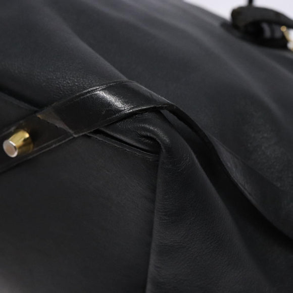 BURBERRY Nova Check Tote Bag Leather Beige Gold Auth 138125