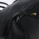 BURBERRY Nova Check Tote Bag Leather Beige Gold Auth 138125-16