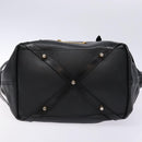 BURBERRY Nova Check Tote Bag Leather Beige Gold Auth 138125-5