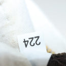 PRADA Clutch Bag Nylon Beige Gold Auth 138126-21