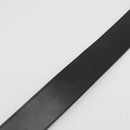 GUCCI Belt Leather 37.4"" Black Gold 114651 Auth 138130-11