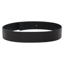 GUCCI Belt Leather 37.4"" Black Gold 114651 Auth 138130-3