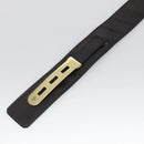 GUCCI Belt Leather 37.4"" Black Gold 114651 Auth 138130-6