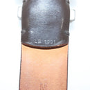 LOUIS VUITTON Ceinture Belt Leather Dark Brown LV Auth 138131-12