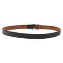 LOUIS VUITTON Ceinture Belt Leather Dark Brown LV Auth 138131-2